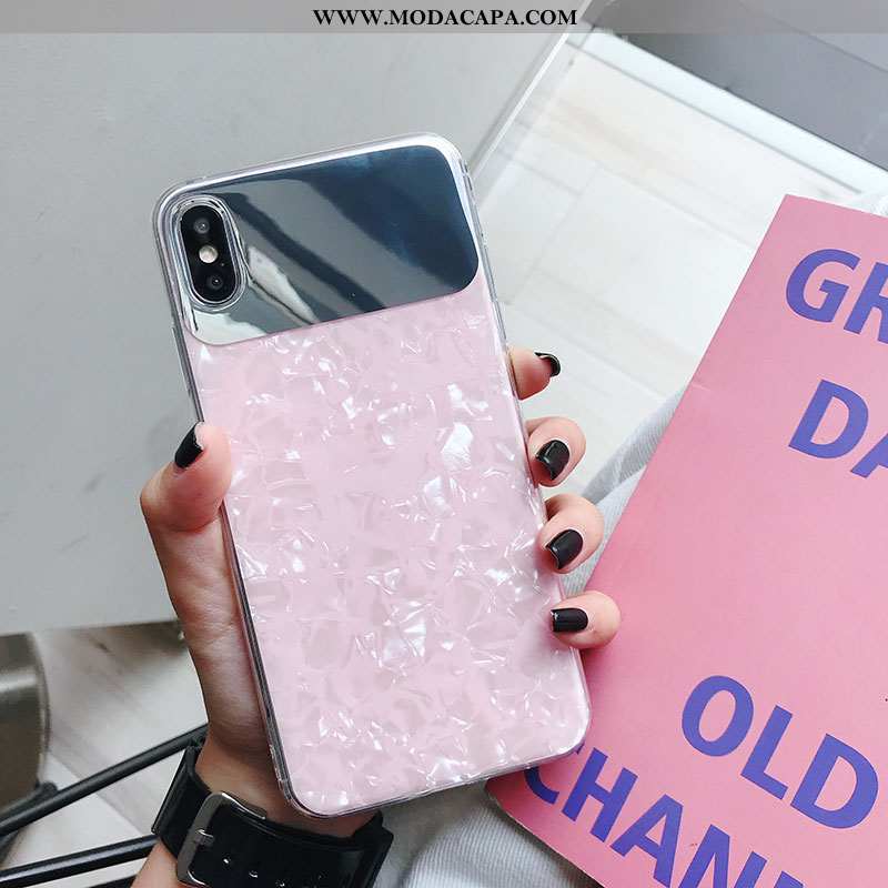 Capa iPhone Xs Capas Concha Telemóvel Branco Baratas