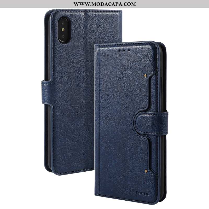 Capas iPhone Xs Protetoras Business Antiqueda Couro Cover De Grau Online