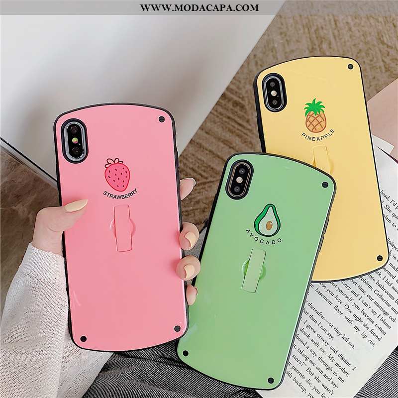 Capas iPhone Xs Criativas Vaca Cases Lisas Suporte Protetoras Comprar