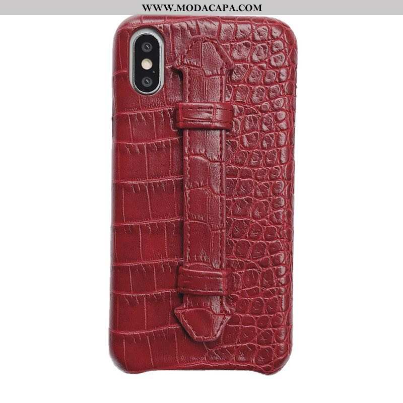 Capas iPhone Xs Slim Luxo Suporte Super Telemóvel Tendencia Barato