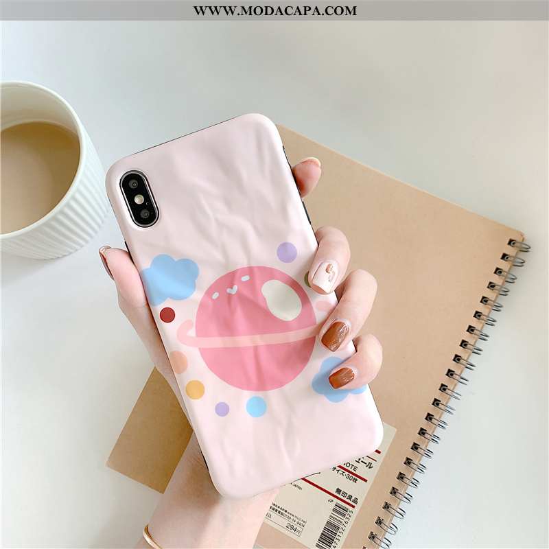 Capas iPhone Xs Protetoras Completa Casal Cases Colorida Criativas Bola Barato