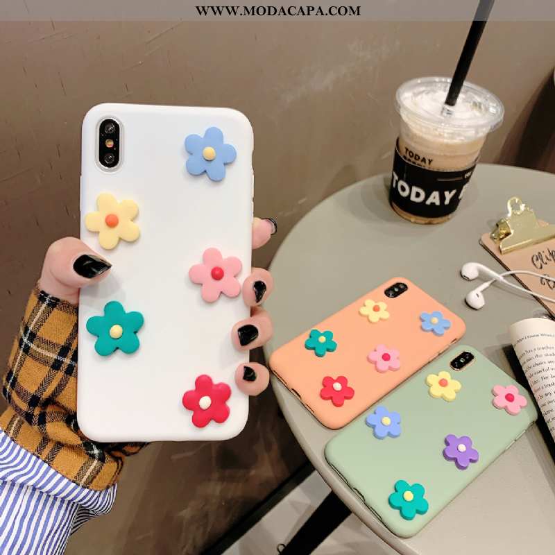 Capa iPhone Xs Soft Completa Capas Telemóvel Antiqueda Cases Silicone Promoção