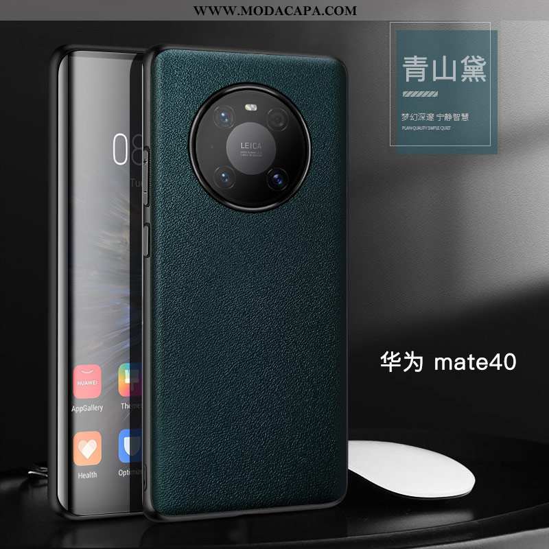 Capa Huawei Mate 40 Protetoras Completa Telemóvel Layer Couro Legitimo Personalizado Couro Online