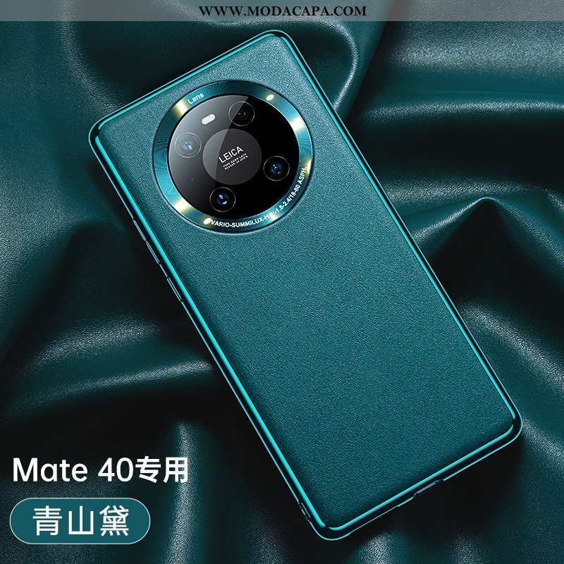 Capa Huawei Mate 40 Silicone Protetoras Cases Capas Antiqueda Couro Legitimo Couro Promoção