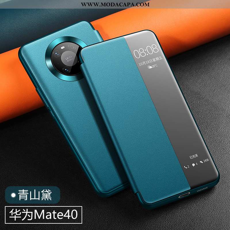 Capa Huawei Mate 40 Protetoras Cover Laranja Inteligente Capas Antiqueda Telemóvel Online