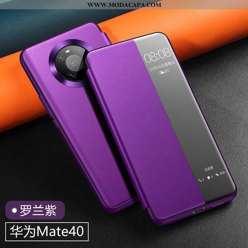 Capa Huawei Mate 40 Protetoras Cover Laranja Inteligente Capas Antiqueda Telemóvel Online