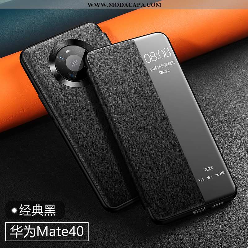 Capa Huawei Mate 40 Protetoras Cover Laranja Inteligente Capas Antiqueda Telemóvel Online