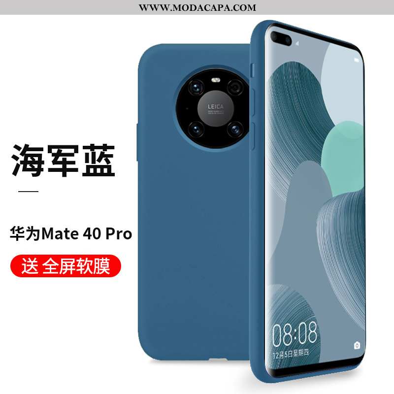Capas Huawei Mate 40 Pro Silicone De Grau Original Slim Minimalista Casal Nova Online