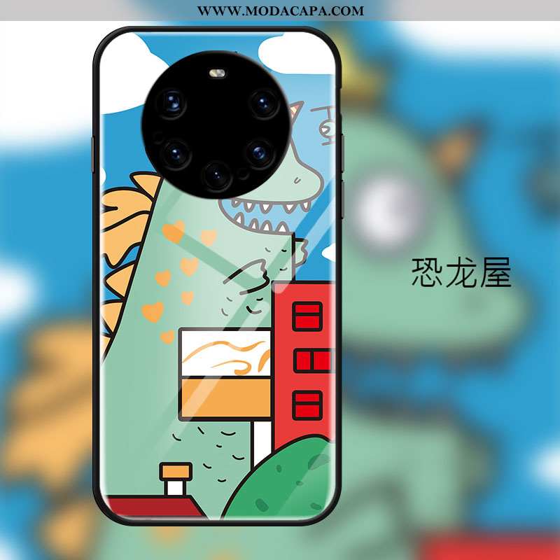 Capa Huawei Mate 40 Pro+ Cordao Aço Protetoras Colorida Bonitos Telemóvel Coração Online