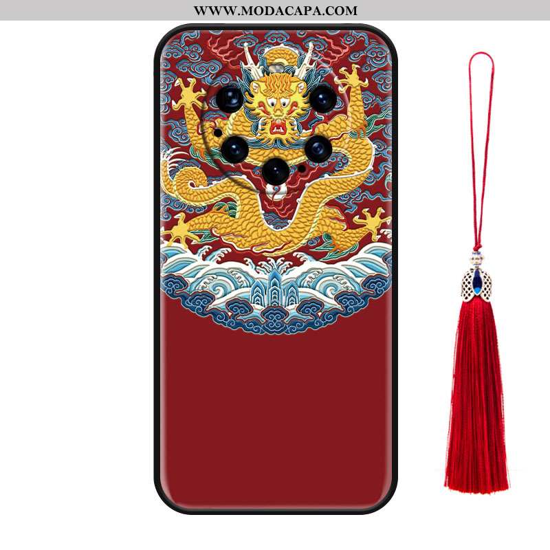 Capas Huawei Mate 40 Pro+ Vintage Franja Protetoras Midi Personalizado Telemóvel Venda