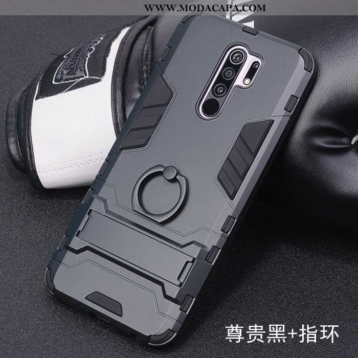 Capas Xiaomi Redmi 9 Protetoras Fosco Antiqueda Telemóvel Silicone Criativas Preto Comprar