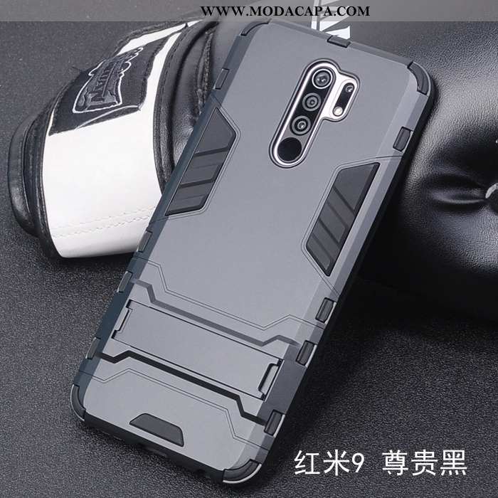 Capas Xiaomi Redmi 9 Protetoras Fosco Antiqueda Telemóvel Silicone Criativas Preto Comprar