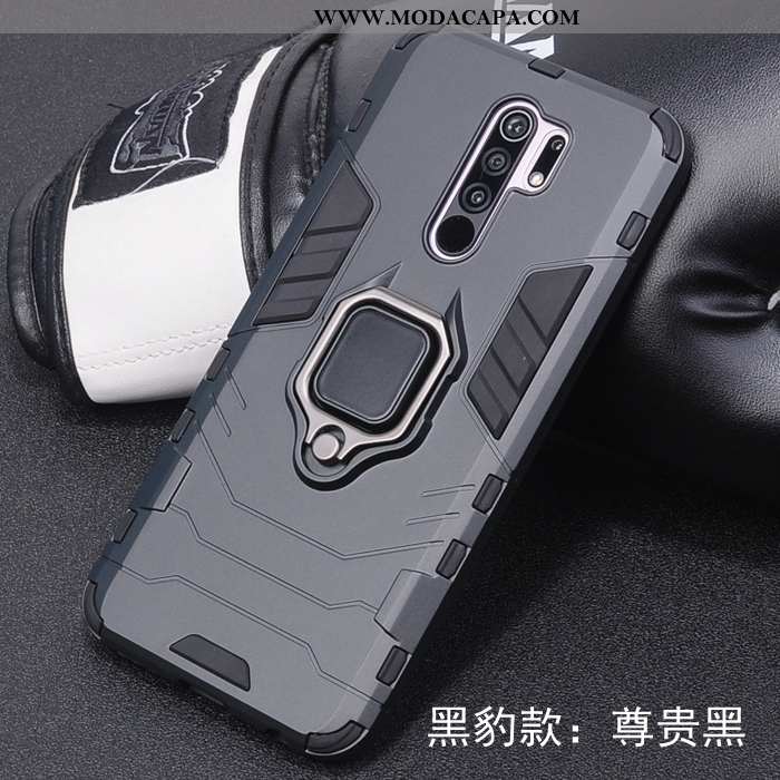 Capas Xiaomi Redmi 9 Protetoras Fosco Antiqueda Telemóvel Silicone Criativas Preto Comprar