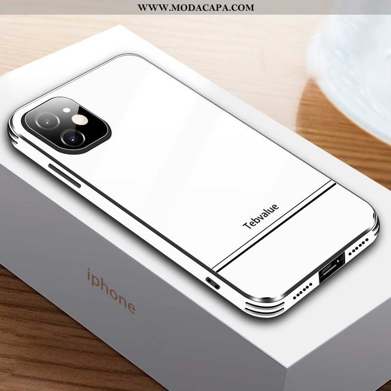 Capa iPhone 12 Mini Estiloso Criativas Antiqueda Malha Capas De Grau Telemóvel Barato