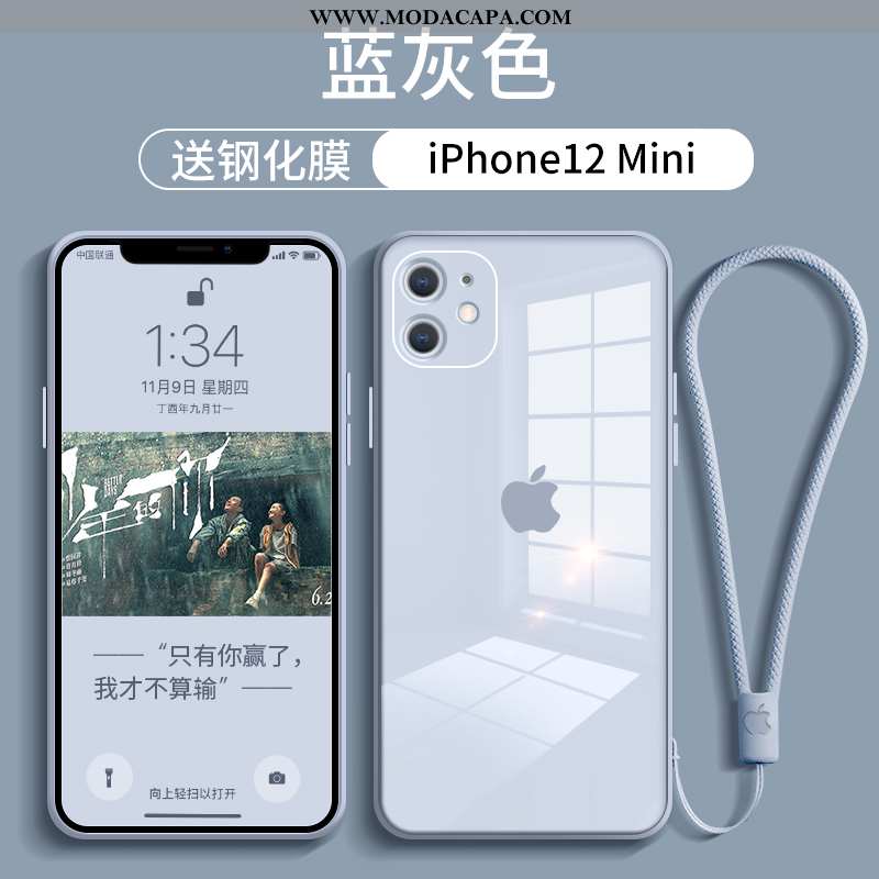Capas iPhone 12 Mini Tendencia Cases Telemóvel Completa Nova Vidro Simples Online