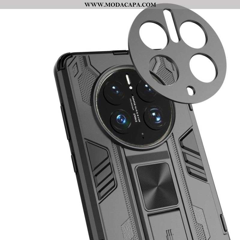 Capa Para Huawei Mate 50 Pro Suporte Removível Vertical E Horizontal