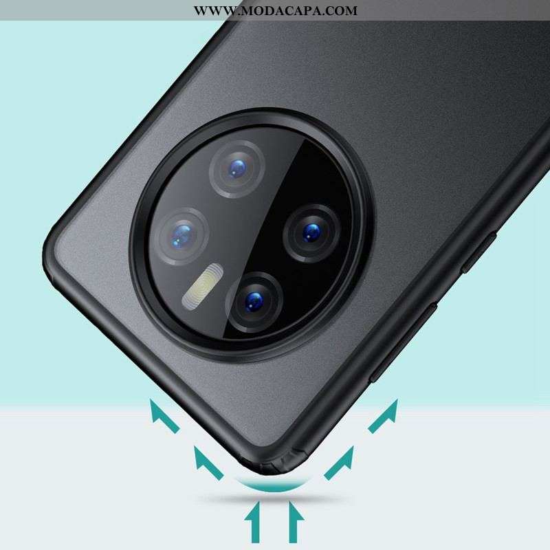 Capa Para Huawei Mate 50 Pro Fosco Transparente