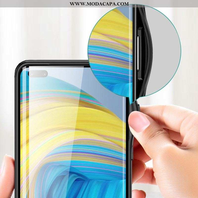 Capa Para Huawei Mate 50 Pro Fosco Transparente