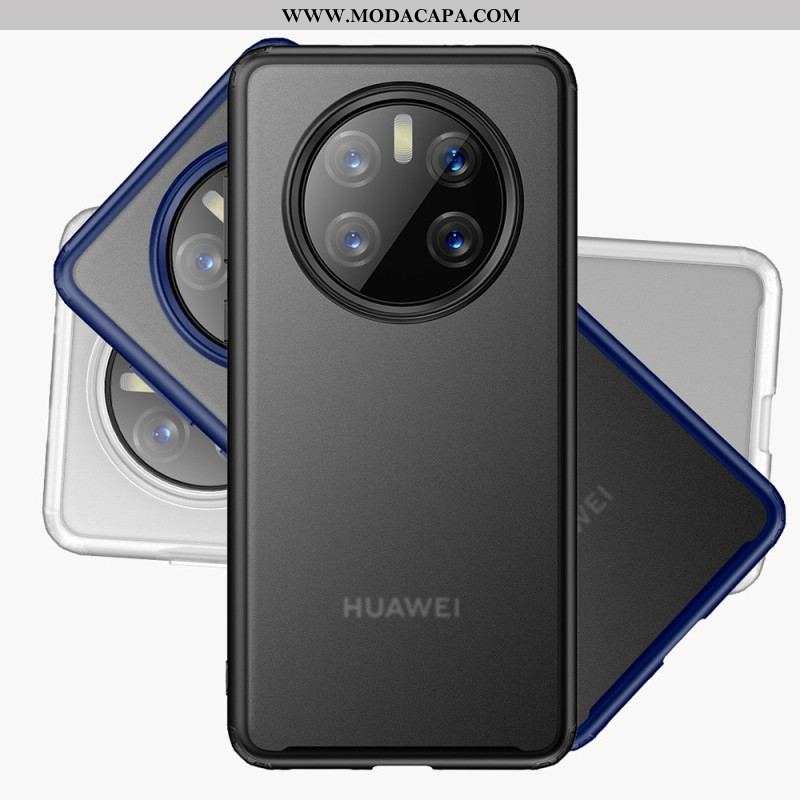 Capa Para Huawei Mate 50 Pro Fosco Transparente