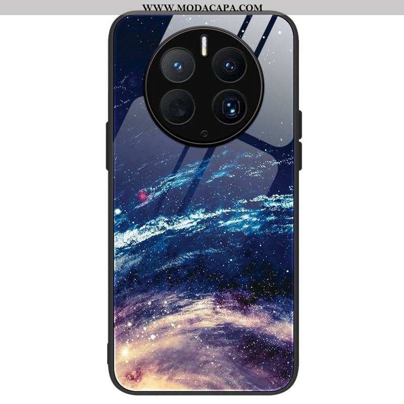 Capa Para Huawei Mate 50 Pro Vidro Temperado Espacial