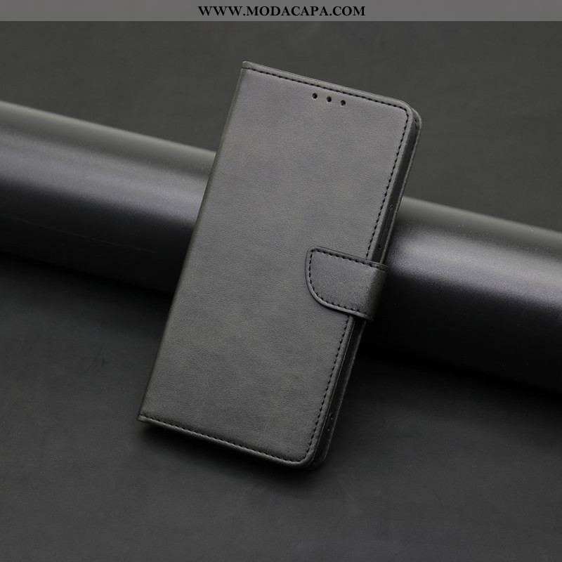 Capa Flip Para Huawei P60 Pro Textura Da Panturrilha