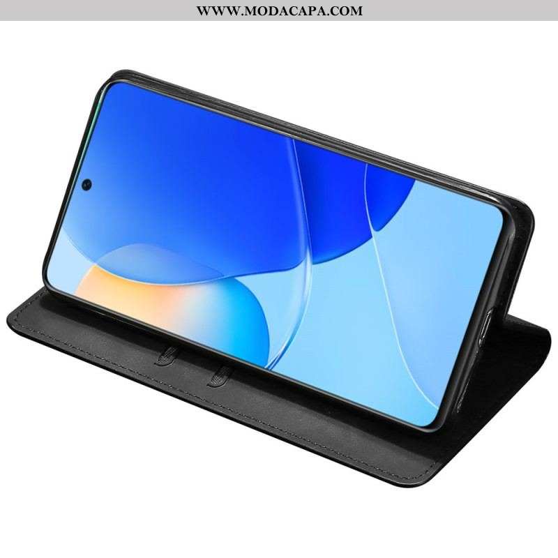Capa De Celular Para Huawei P60 Pro Flip Imitação De Couro