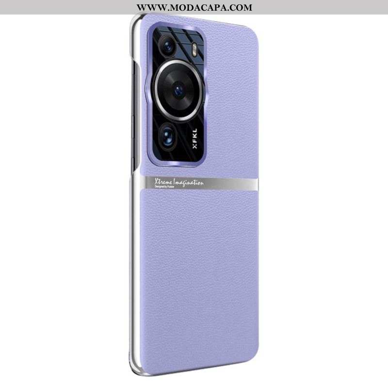 Capa Para Huawei P60 Pro Couro Sintético