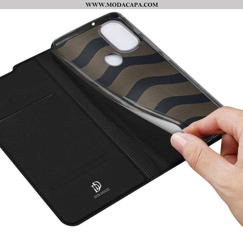 Capa De Celular Para Moto E40 / E30 / E20 Flip Skin Pro Dux Ducis