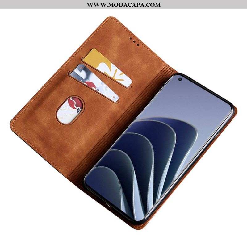 Capa De Celular Para OnePlus 10 Pro 5G Flip Estilo De Couro