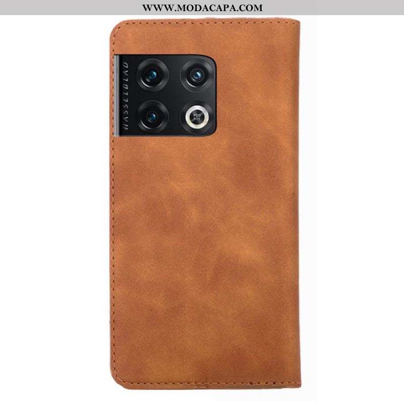 Capa De Celular Para OnePlus 10 Pro 5G Flip Estilo De Couro