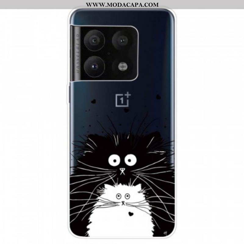 Capa Para OnePlus 10 Pro 5G Gatos Surpresos