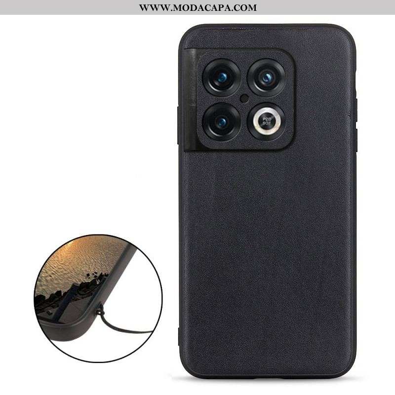 Capa Para OnePlus 10 Pro 5G Couro Legitimo