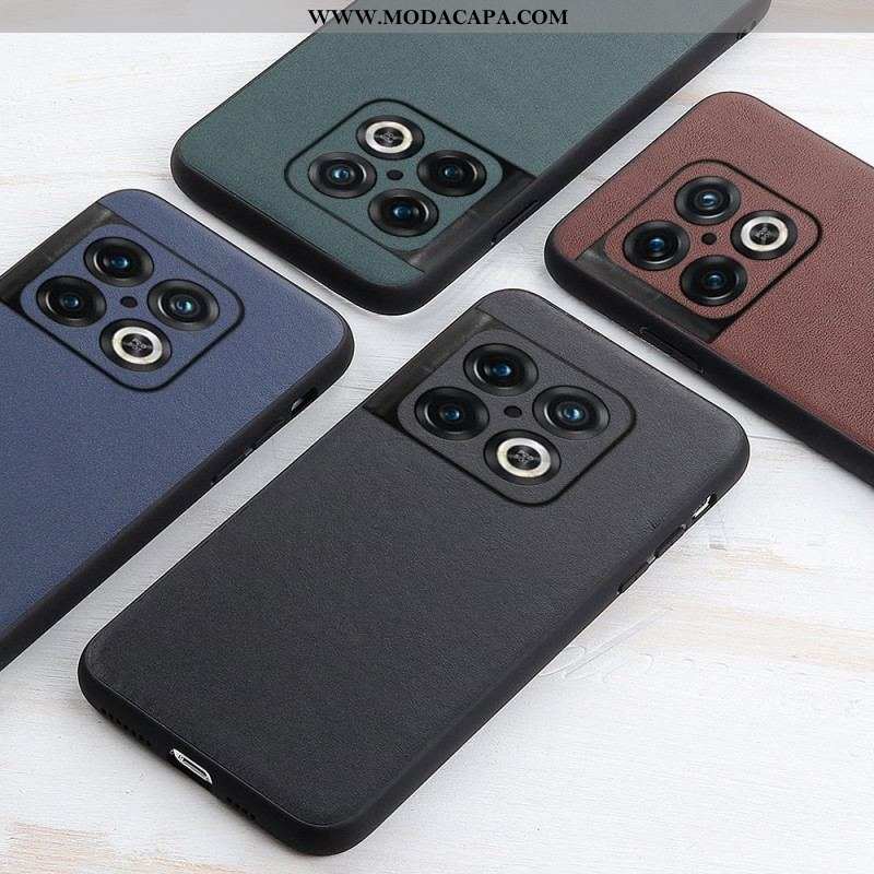 Capa Para OnePlus 10 Pro 5G Couro Legitimo