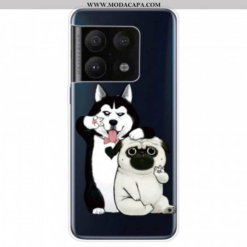 Capa Para OnePlus 10 Pro 5G Cachorros Engraçados