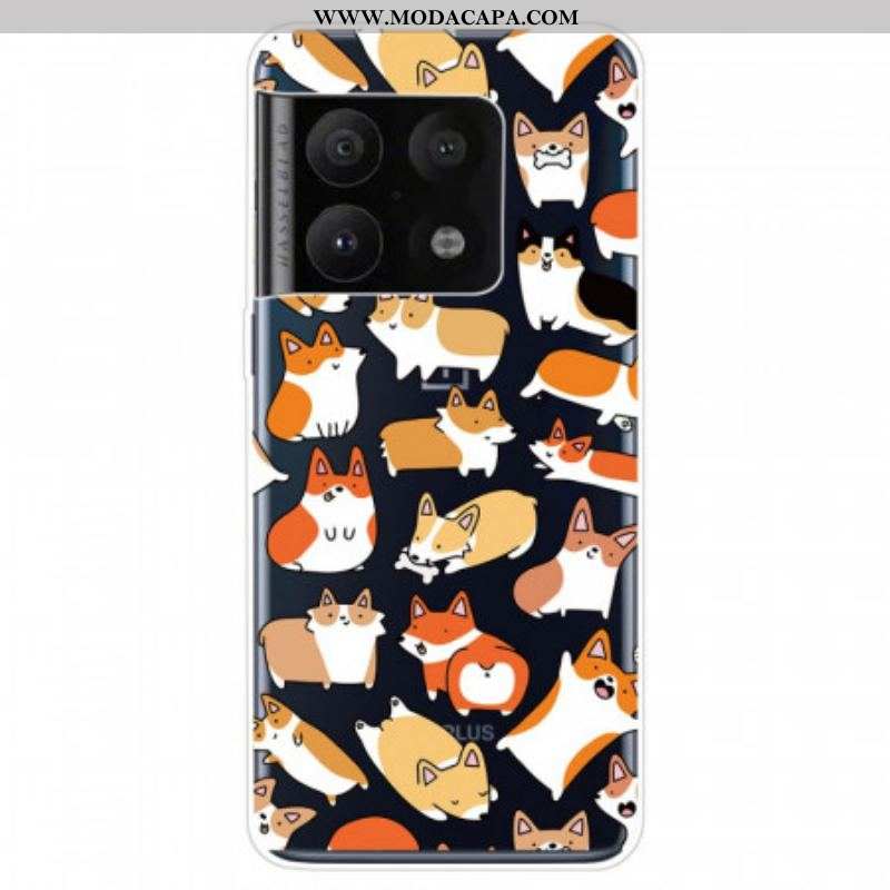 Capa Para OnePlus 10 Pro 5G Vários Cães