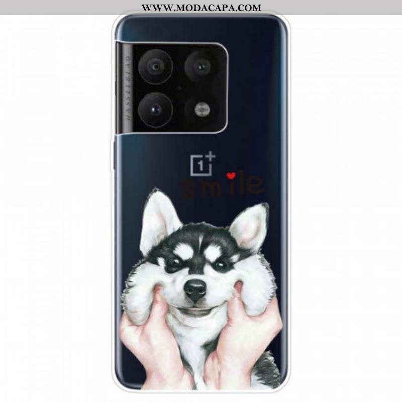Capa Para OnePlus 10 Pro 5G Cachorro Sorridente