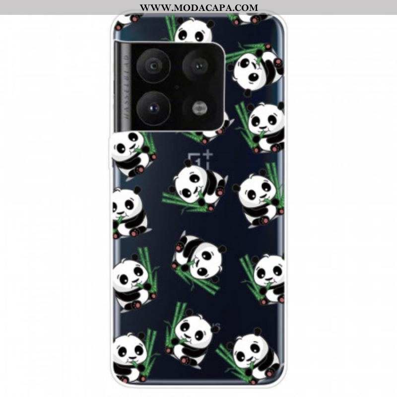 Capa Para OnePlus 10 Pro 5G Pequenos Pandas