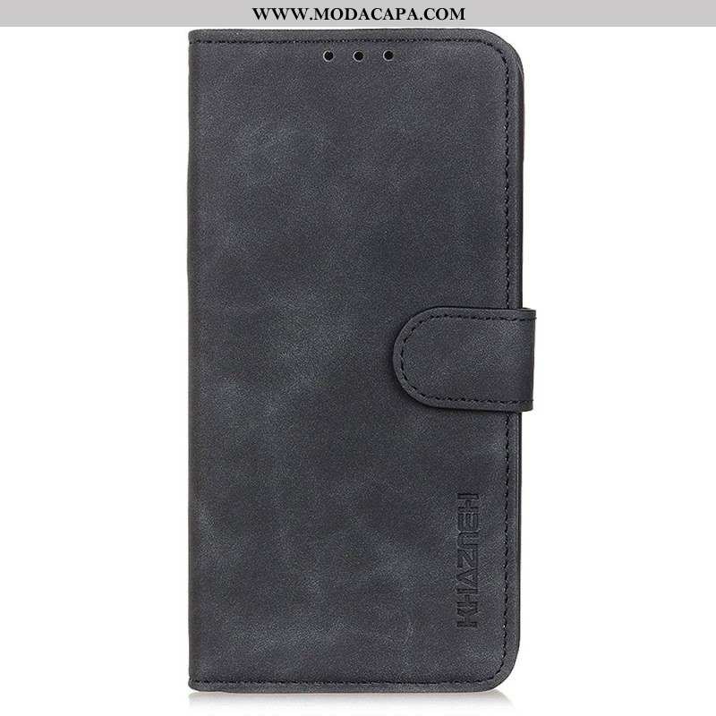 Capa De Couro Para OnePlus 10T 5G Estilo Vintage Khazneh