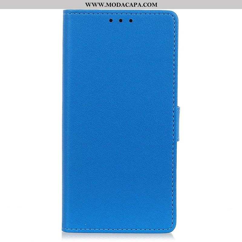 Capa De Couro Para OnePlus 10T 5G Clássico