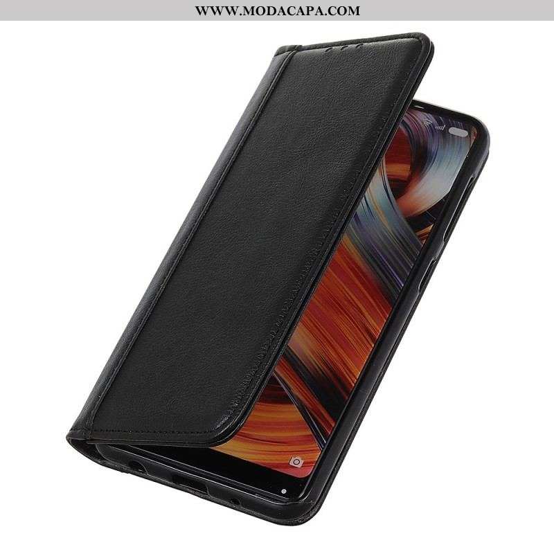 Capa De Celular Para OnePlus 10T 5G Flip Couro Rachado Versão Colorida