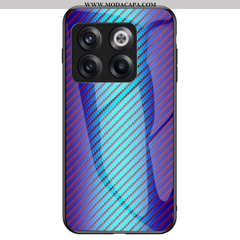 Capa Para OnePlus 10T 5G Vidro Temperado De Fibra De Carbono