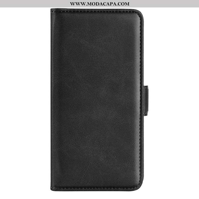 Capa Flip Para OnePlus 11 5G De Couro Aba Dupla