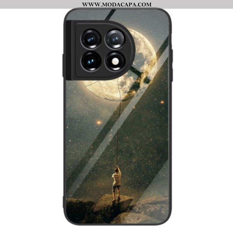 Capa Para OnePlus 11 5G Vidro Temperado Do Homem Da Lua