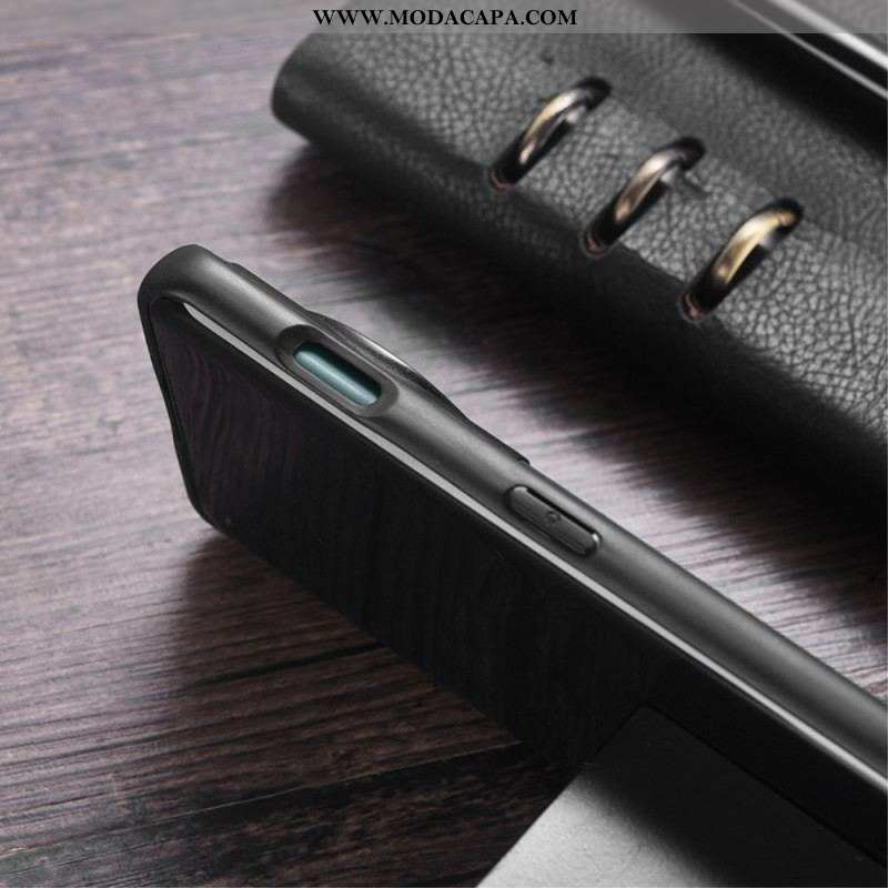 Capa Para OnePlus 11 5G Couro Sintético Compatível Com Magsafe