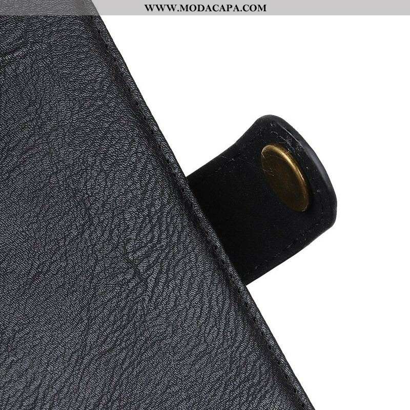 Capa Flip Para OnePlus Nord 2 5G Imitação De Couro Khazneh