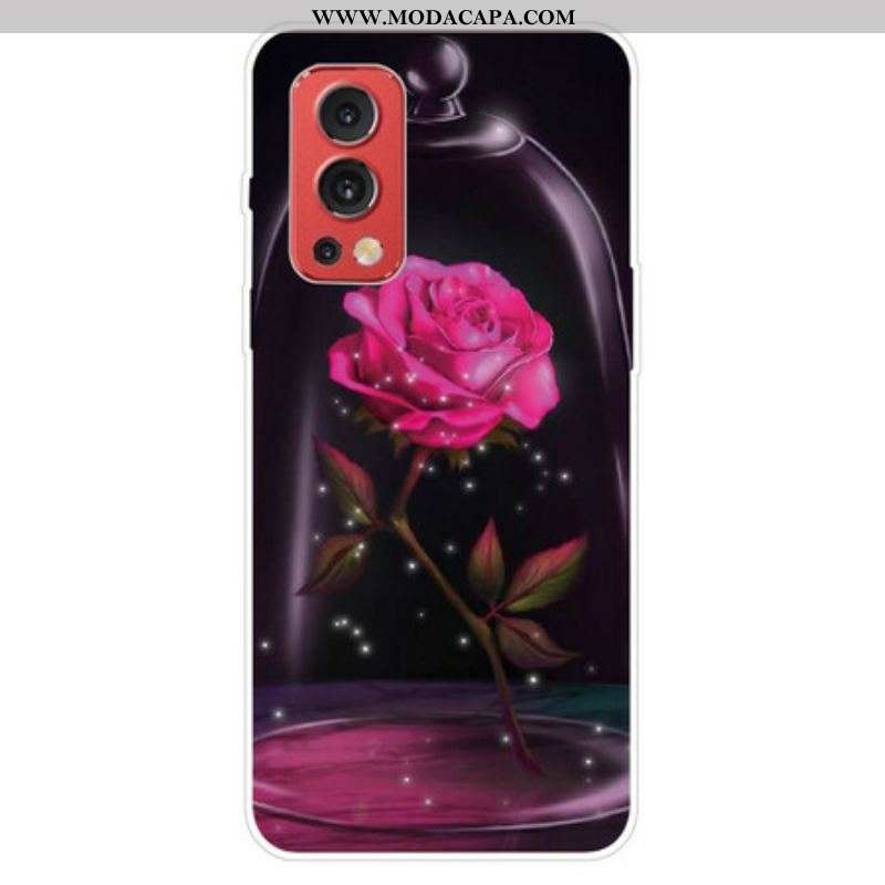 Capa Para OnePlus Nord 2 5G Rosa Mágico