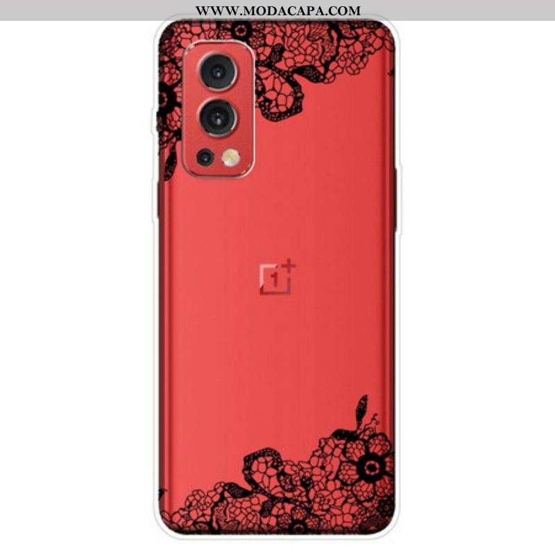 Capa Para OnePlus Nord 2 5G Renda Fina