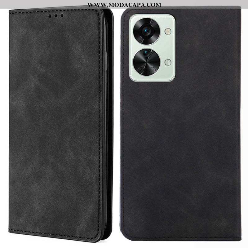 Capa De Celular Para OnePlus Nord 2T 5G Flip Elegância