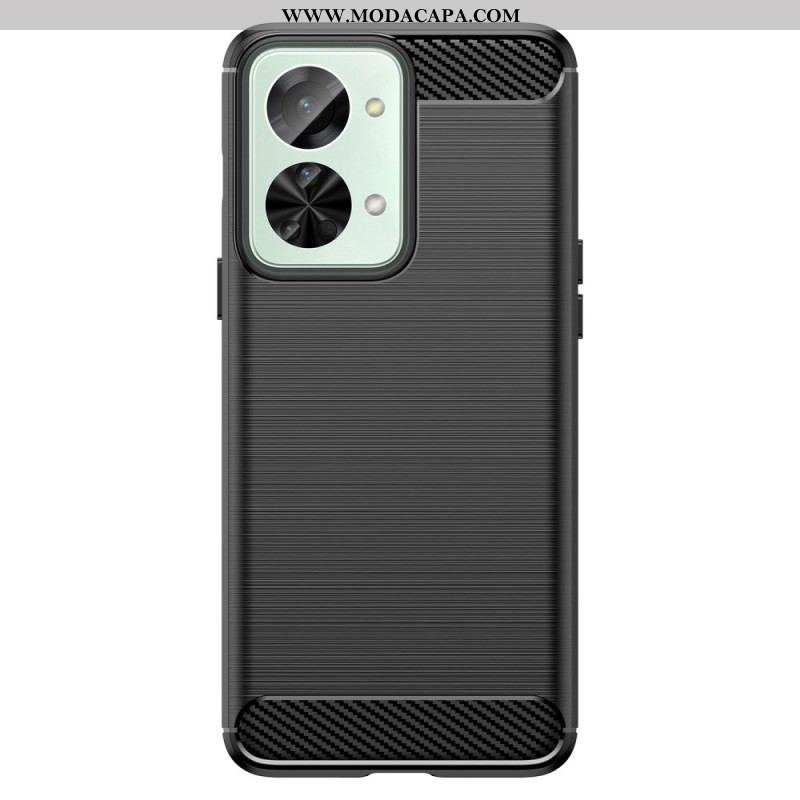 Capa Para OnePlus Nord 2T 5G Baixo Carbono Escovado