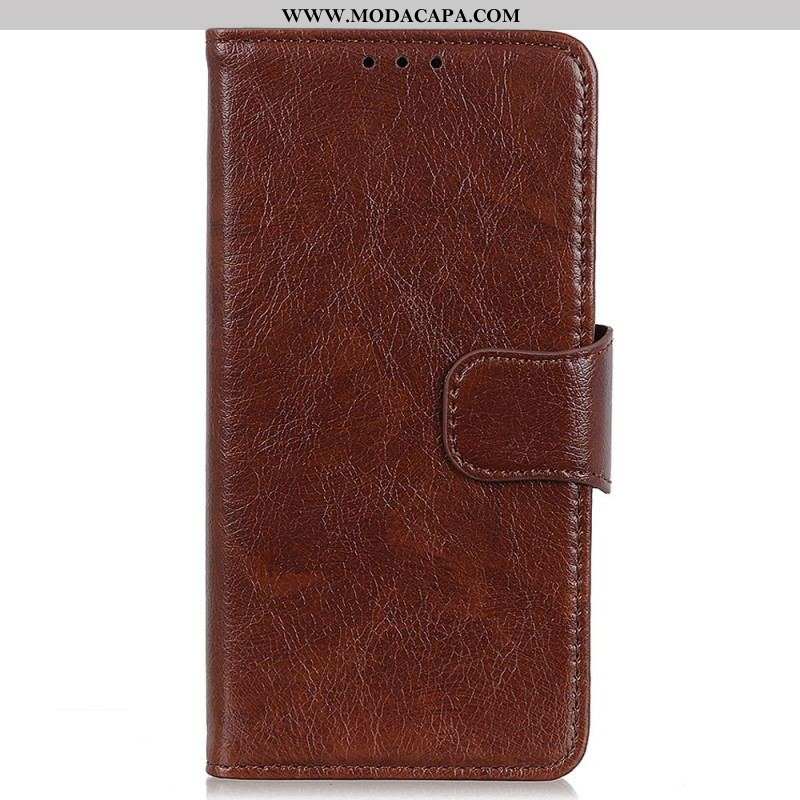 Capa Flip Para OnePlus Nord 2T 5G Couro Napa